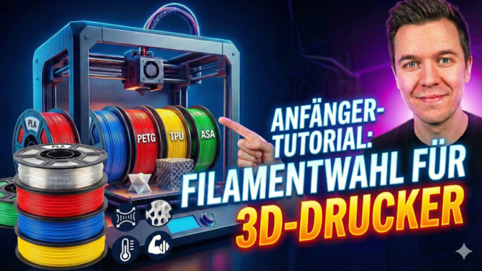 Filamentwahl für Anfänger