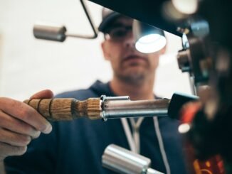Schieferplatte mit Laser graviert
